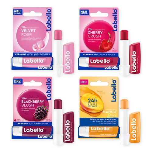 Labello fruity shine set - shine, aus