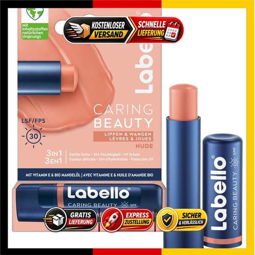 Labello caring beauty nude - caring,