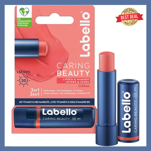 Labello caring beauty coral - beauty,